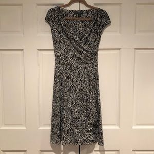 Ralph Lauren black and white dress sz2